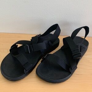 Chaco Black Lowdown Sandals